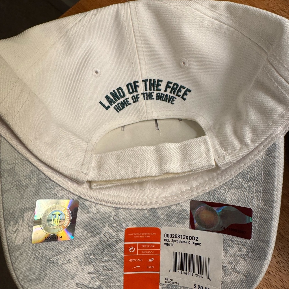 Nike White Cap support our troops Oregon ducks - Picture 4 of 4